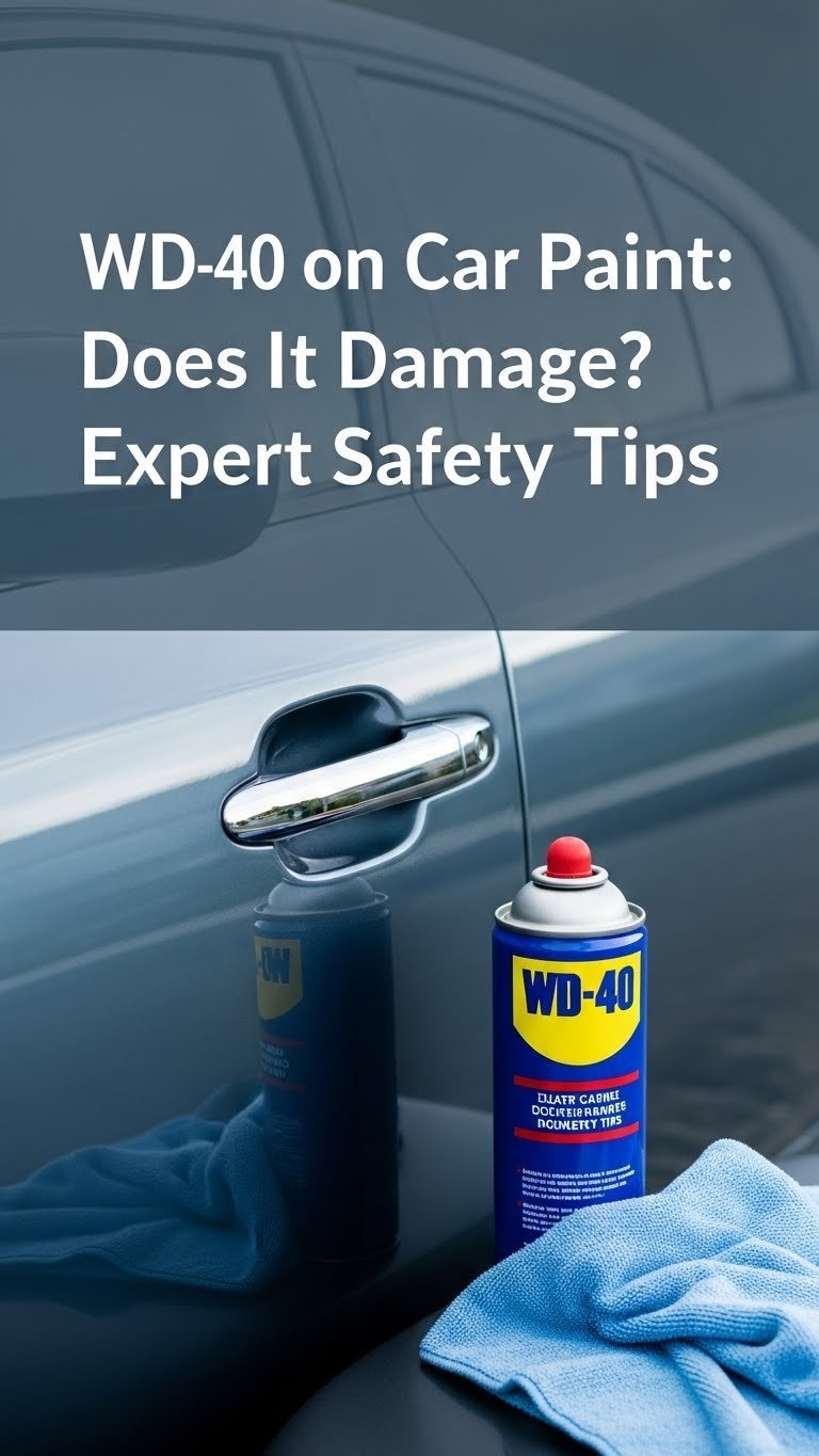 will wd 40 damage car paint