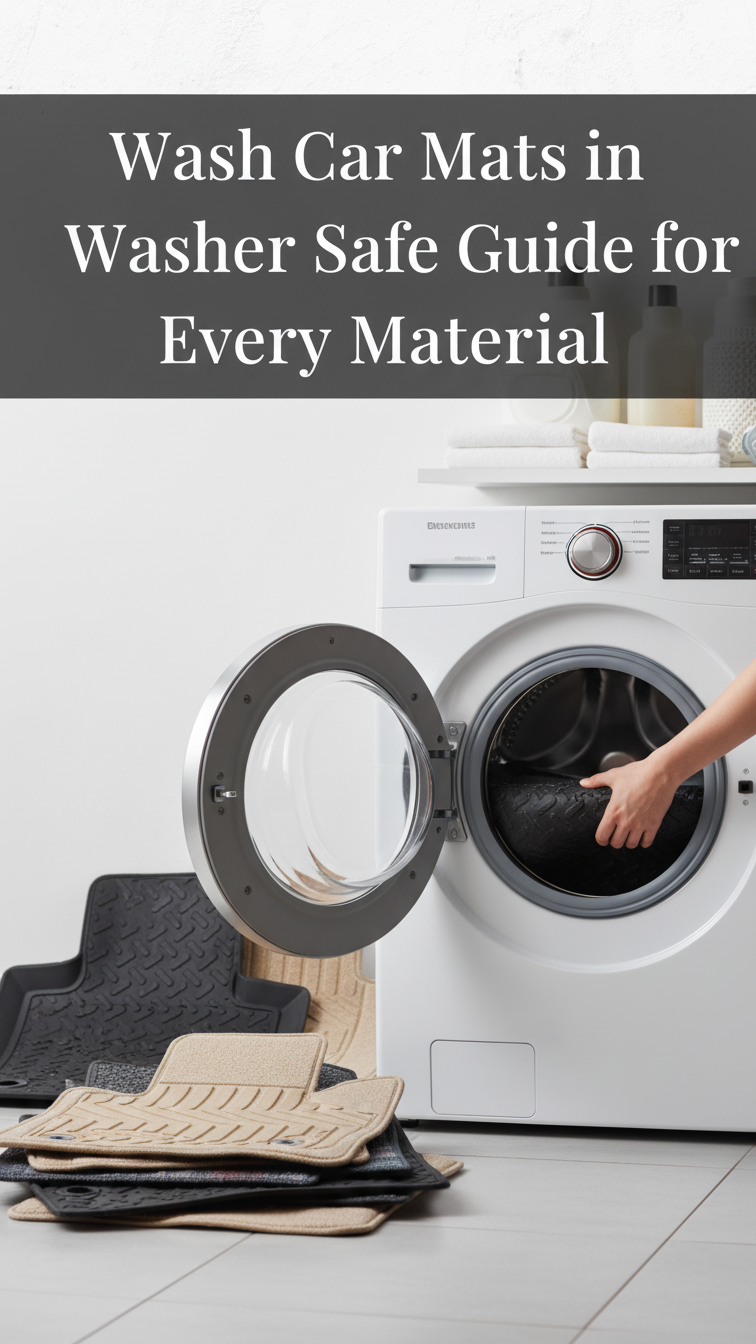 can i wash car mats in the washer