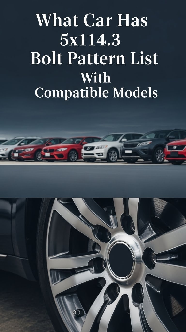 what car has 5x114 3 bolt pattern