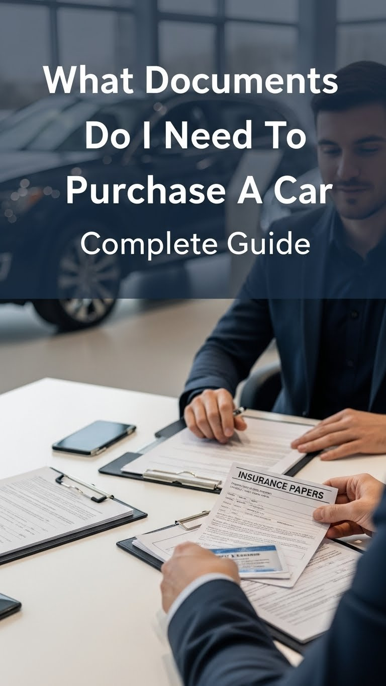 what documents do i need to purchase a car