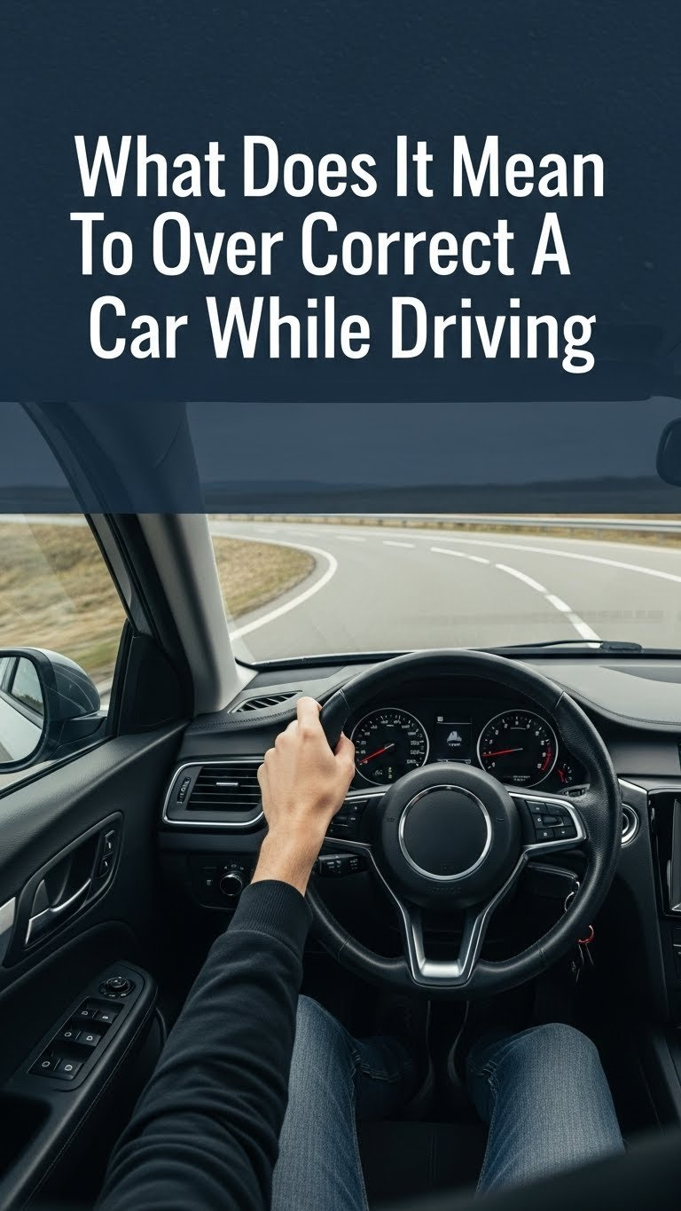 what does it mean to over correct a car