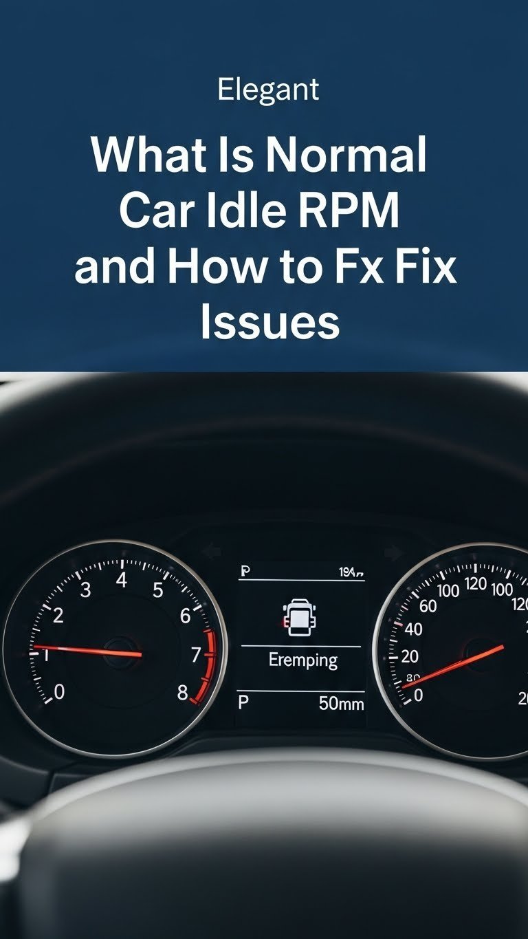 how many revs should a car idle at