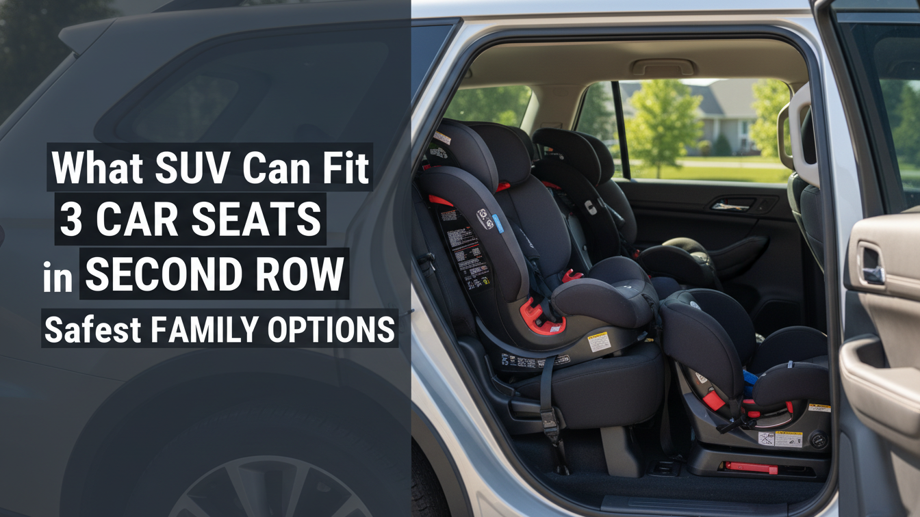 What SUV Can Fit 3 Car Seats in Second Row Safest Family Options