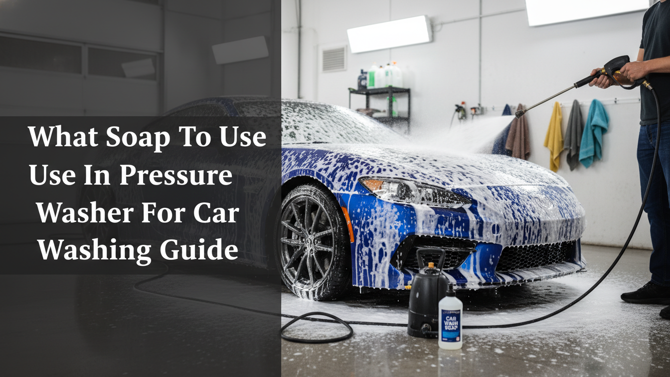 What Soap To Use In Pressure Washer For Car Washing Guide