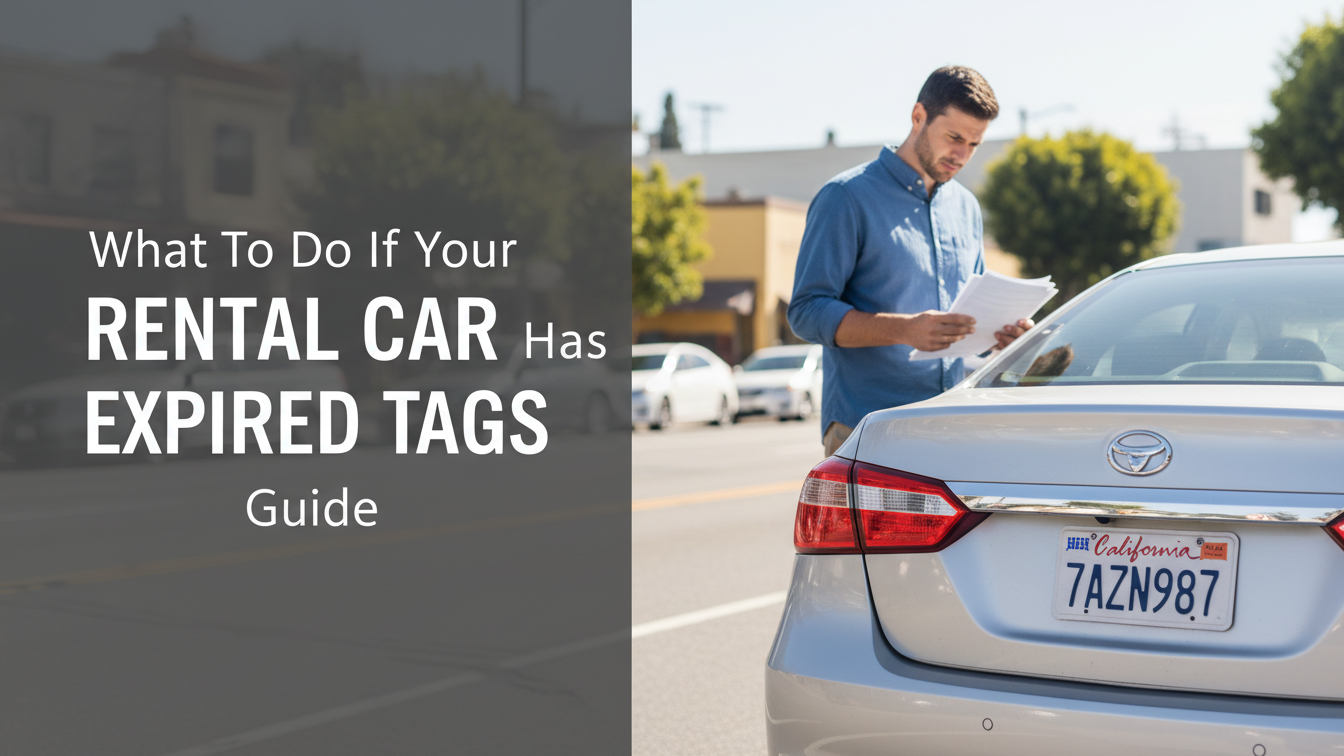What To Do If Your Rental Car Has Expired Tags Guide