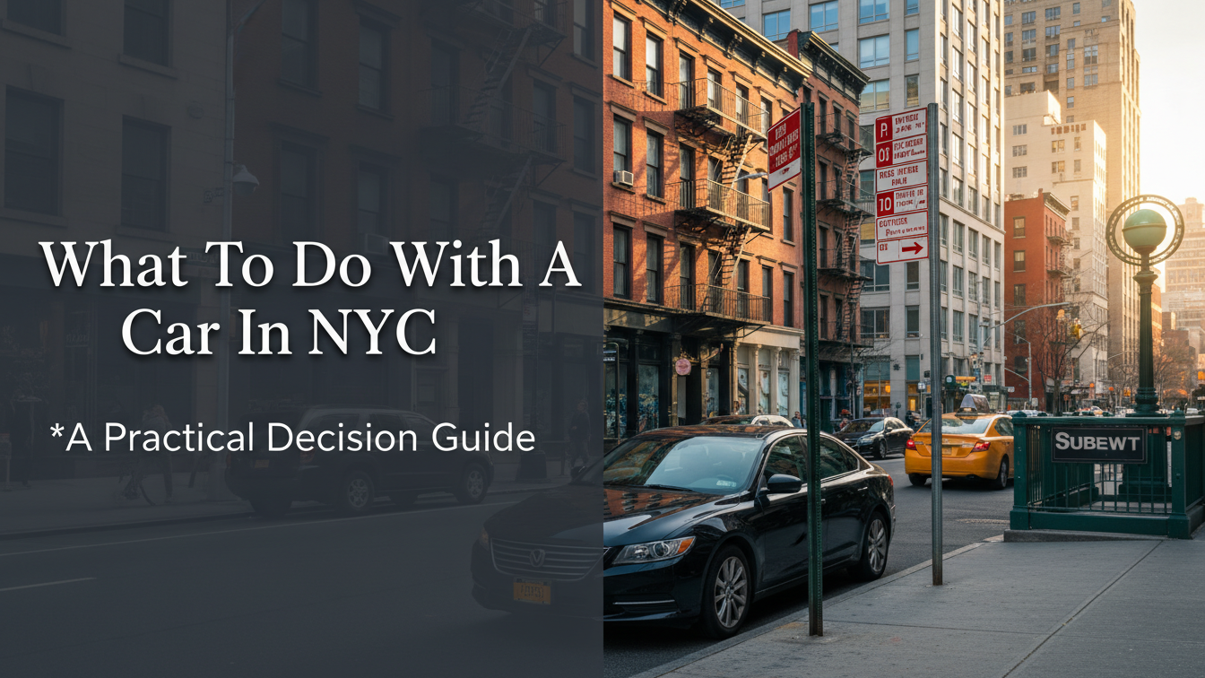 What To Do With A Car In NYC A Practical Decision Guide [year]