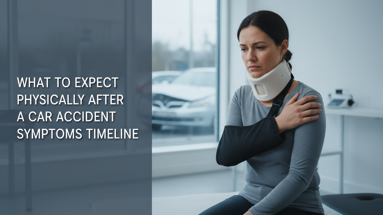 What To Expect Physically After A Car Accident Symptoms Timeline