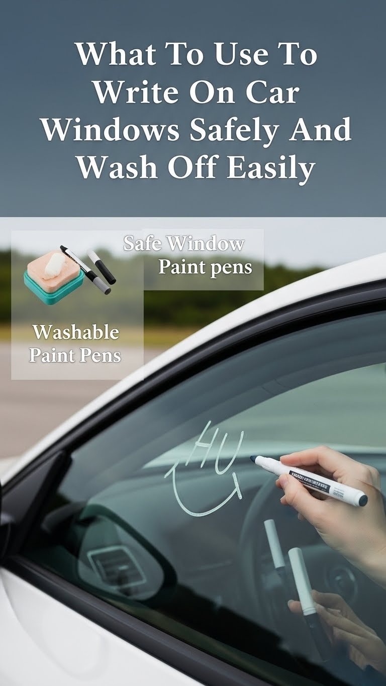 what to use to write on car windows