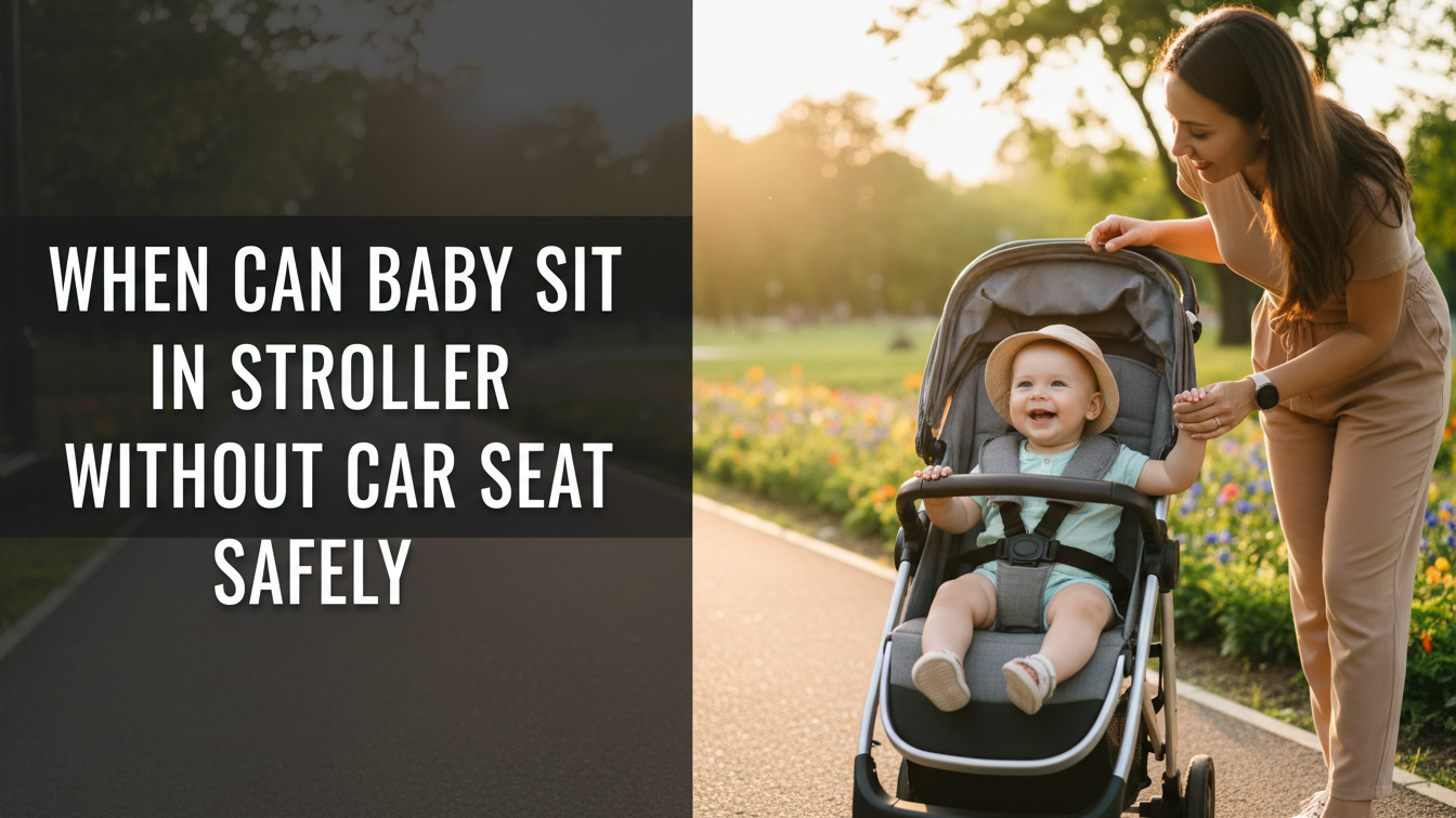 When Can Baby Sit In Stroller Without Car Seat Safely [year]