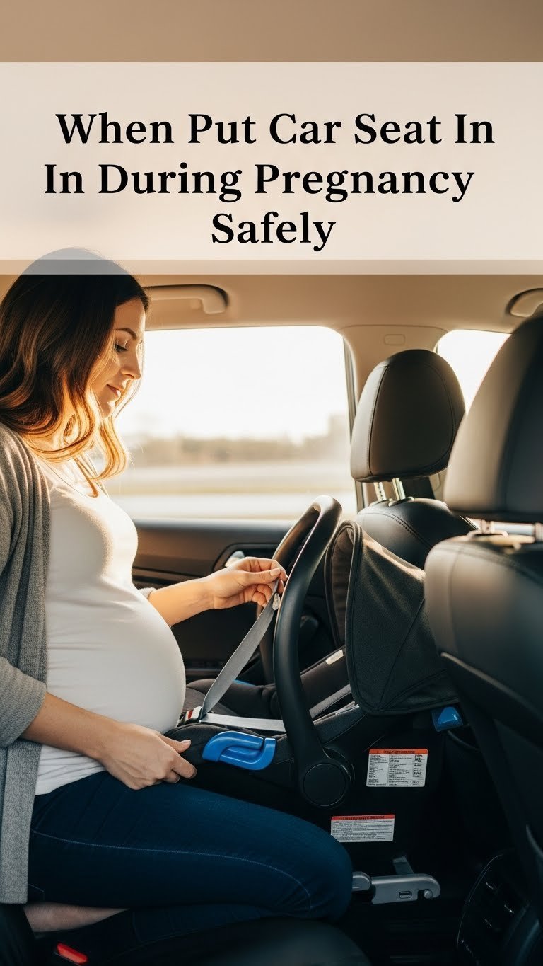 when to put car seat in