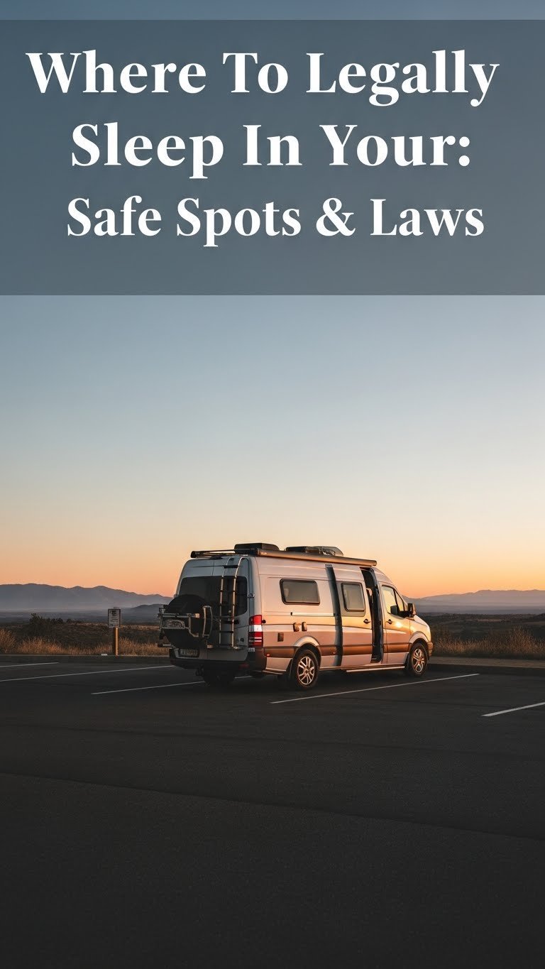 where can i legally sleep in my car