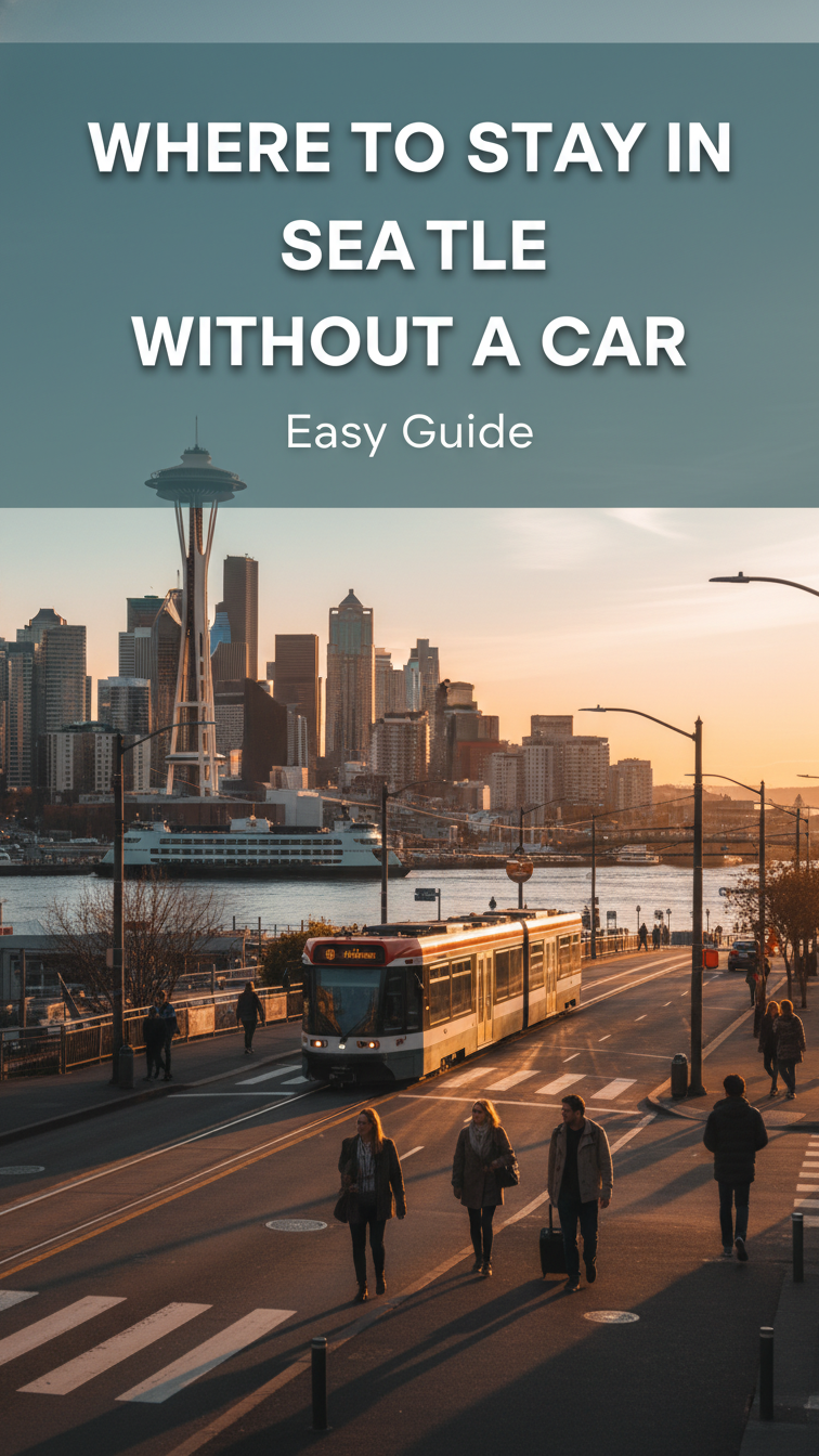where to stay in seattle without a car