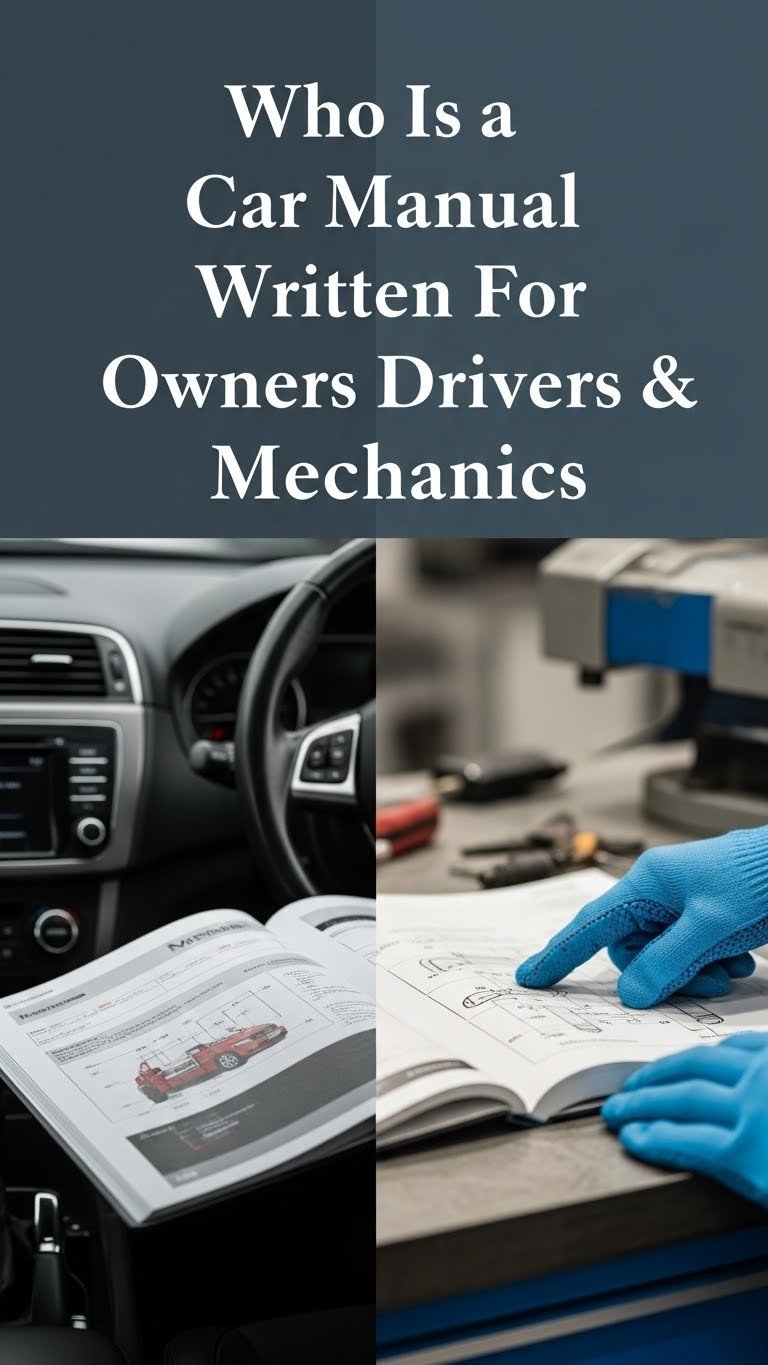 who is a car manual written for