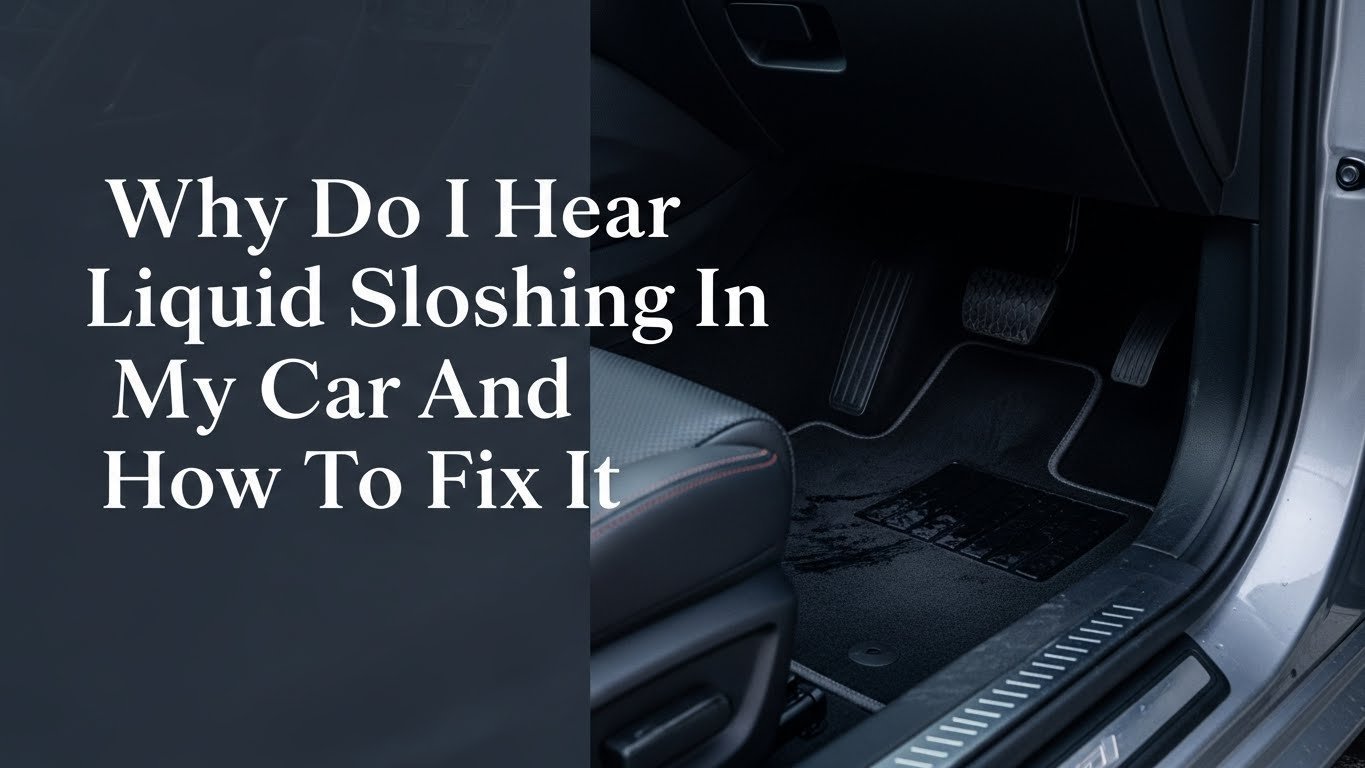 Why Do I Hear Liquid Sloshing In My Car And How To Fix It