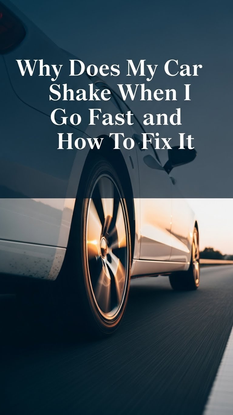 why does my car shake when i go fast