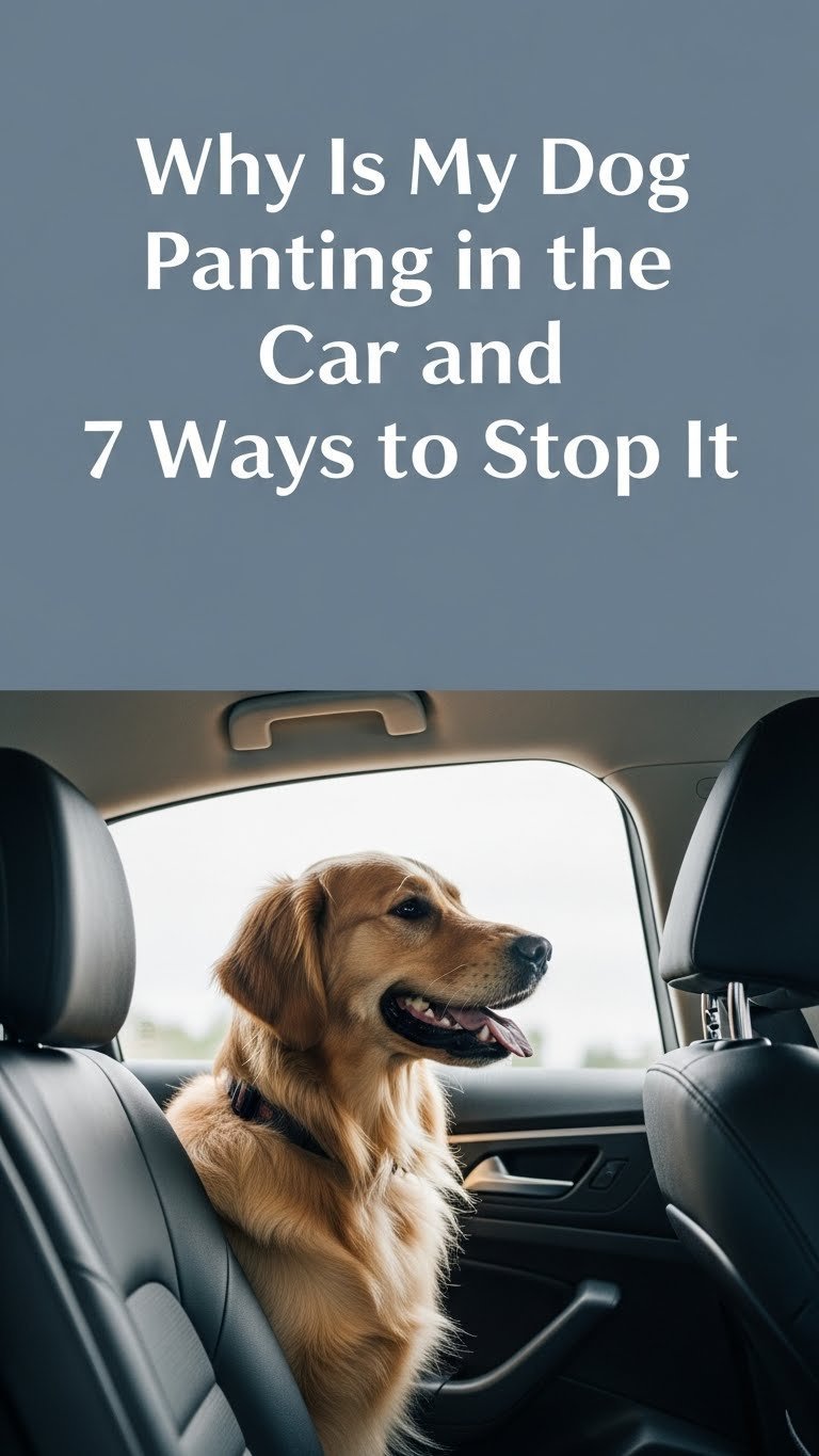 why is my dog panting in the car