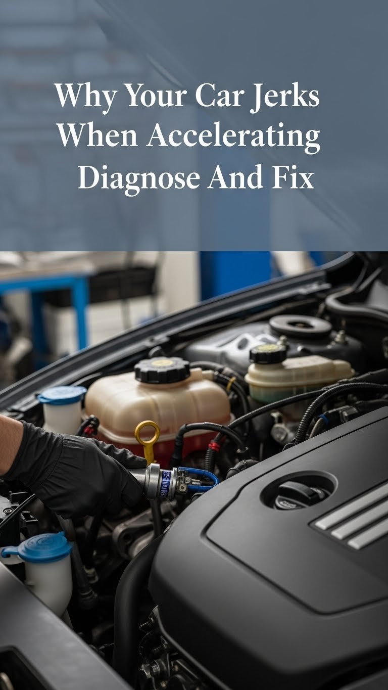 why is my car jerks when i accelerate