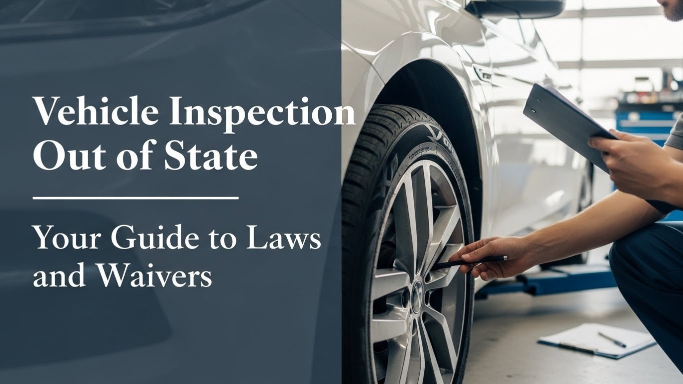 Vehicle Inspection Out of State Your Guide to Laws and Waivers