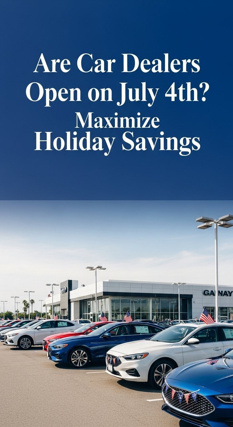 are car dealers open on 4th of july