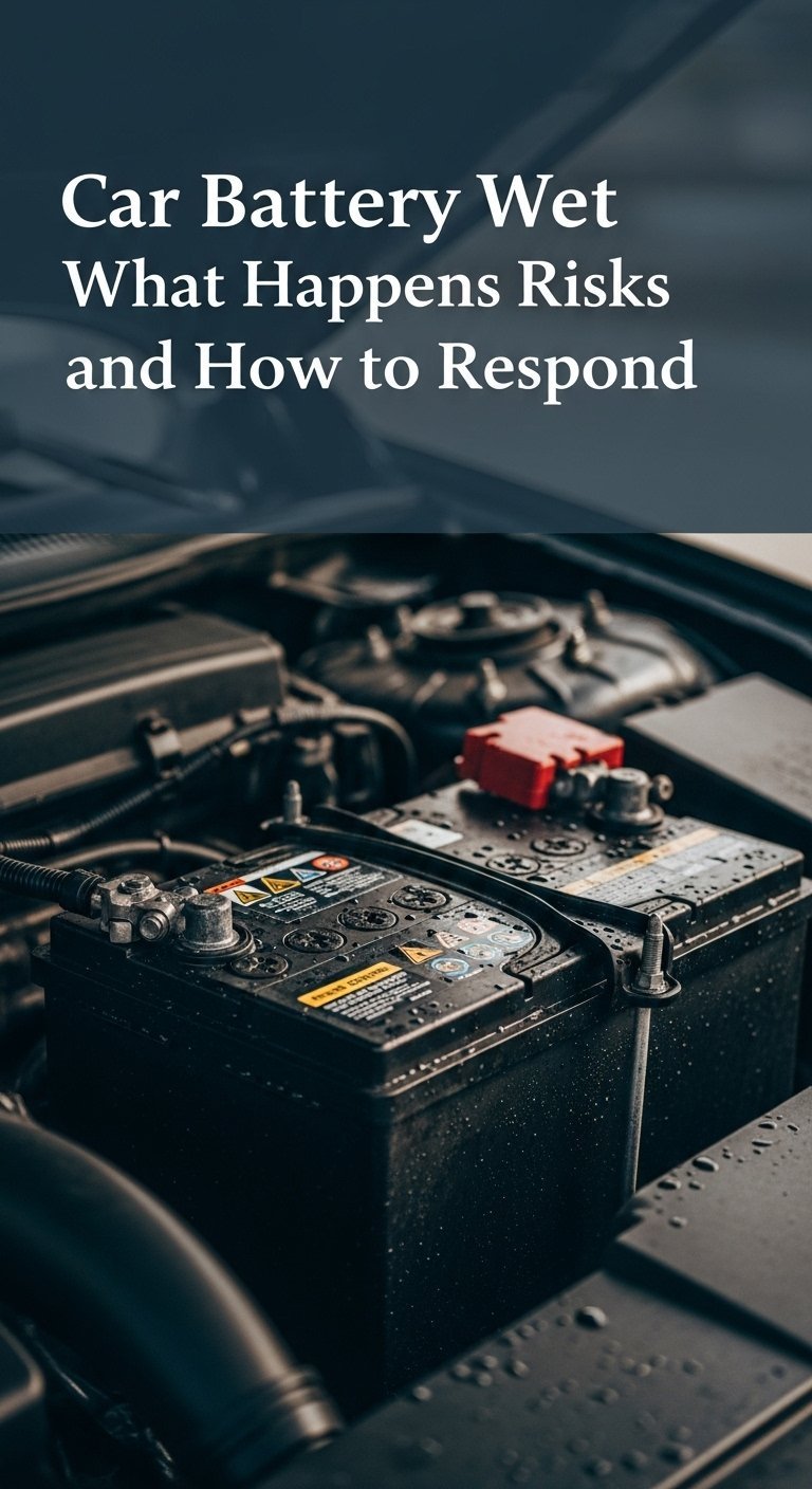 Car Battery Wet What Happens Risks and How to Respond 1 can a car battery get wet