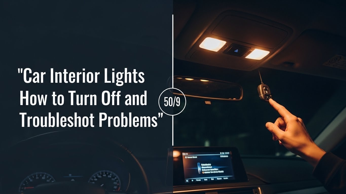 Car Interior Lights How to Turn Off and Troubleshoot Problems
