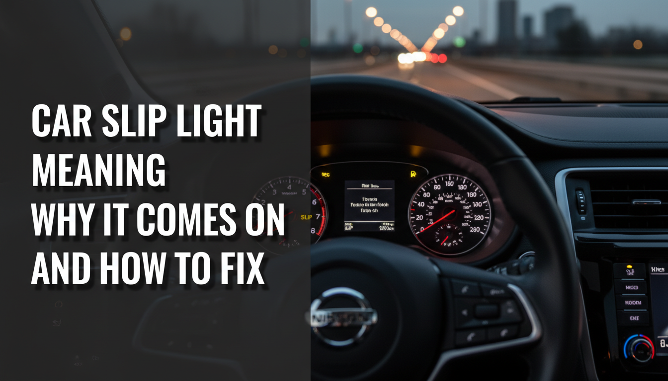 Car Slip Light Meaning Why It Comes On and How to Fix