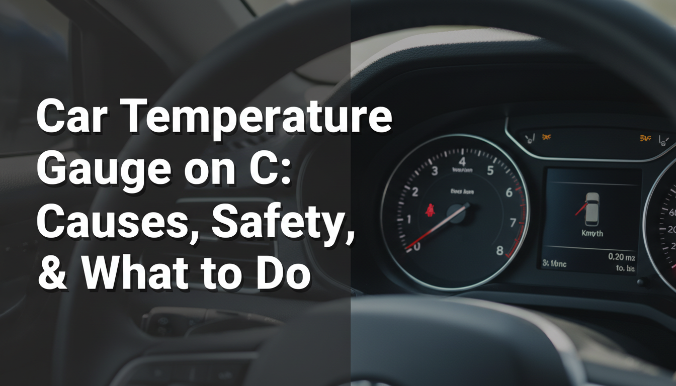 Car Temperature Gauge on C: Causes, Safety, & What to Do