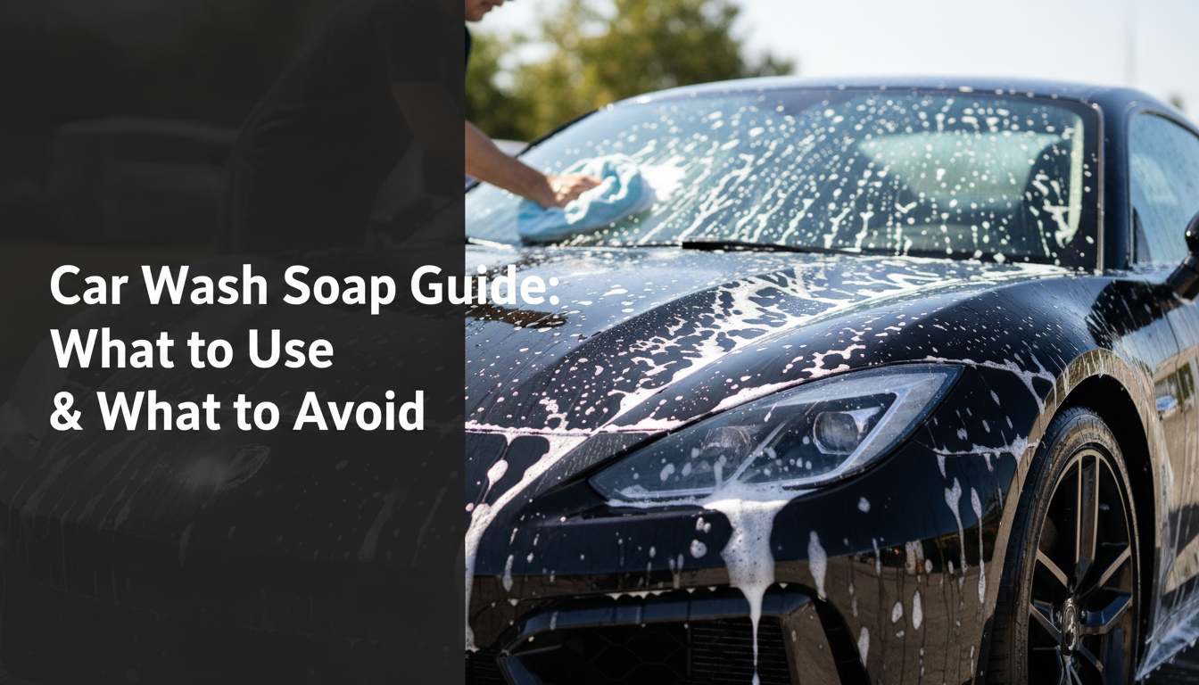Car Wash Soap Guide: What to Use & What to Avoid in [year]
