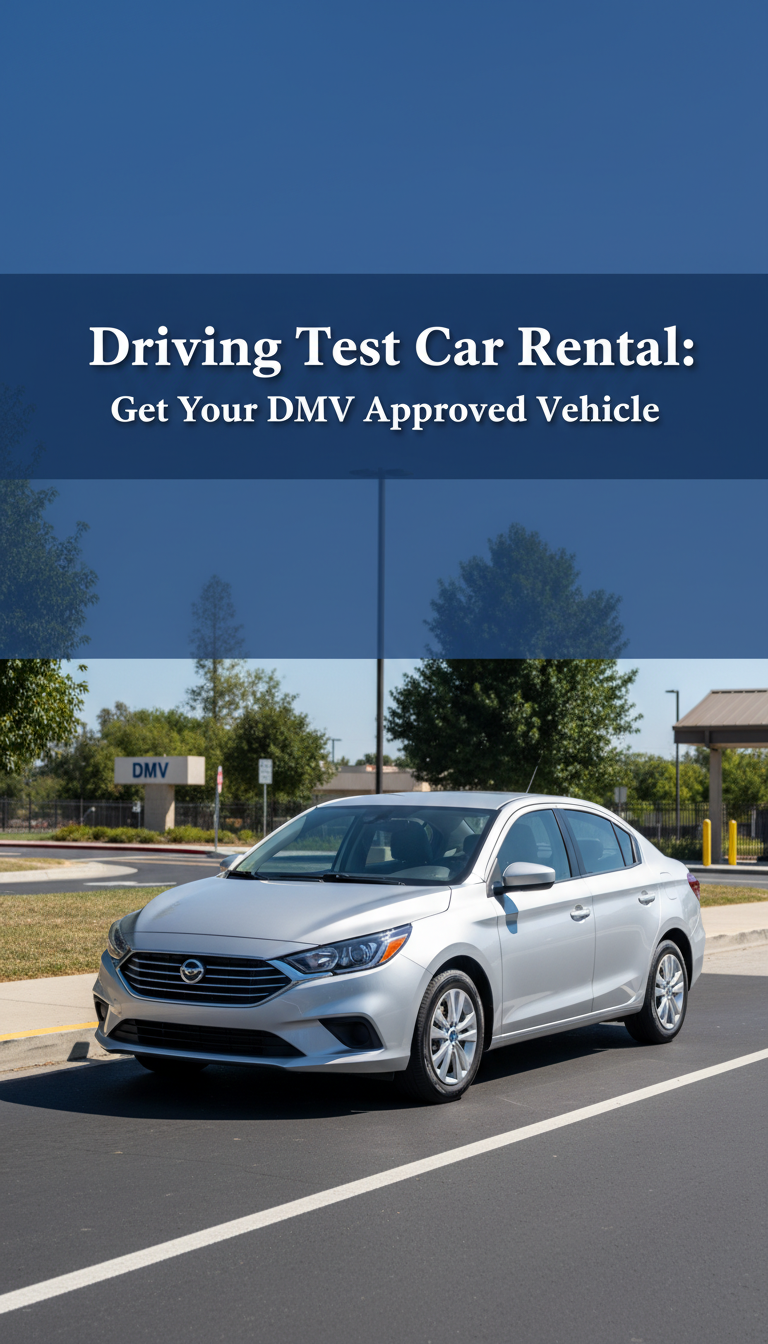 where can i rent a car for driving test