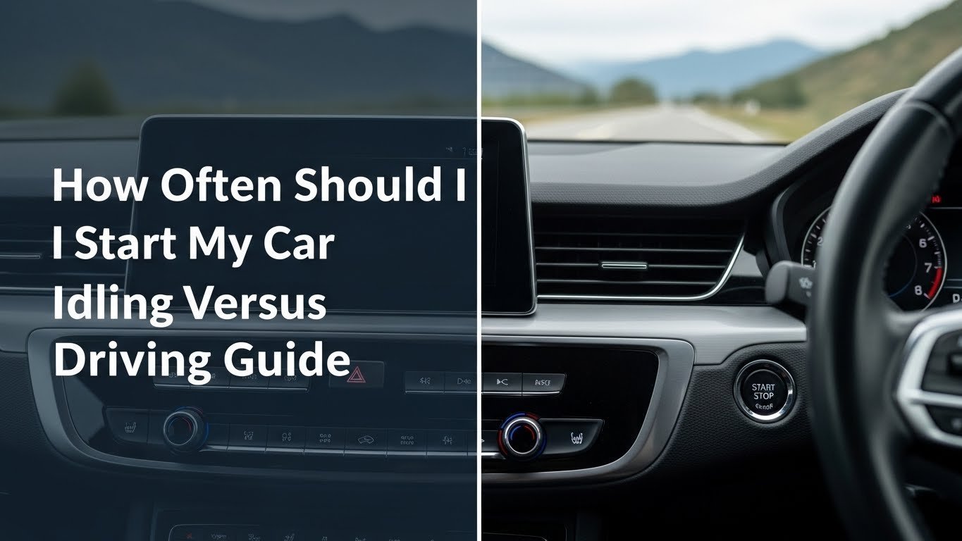 How Often Should I Start My Car Idling Versus Driving Guide