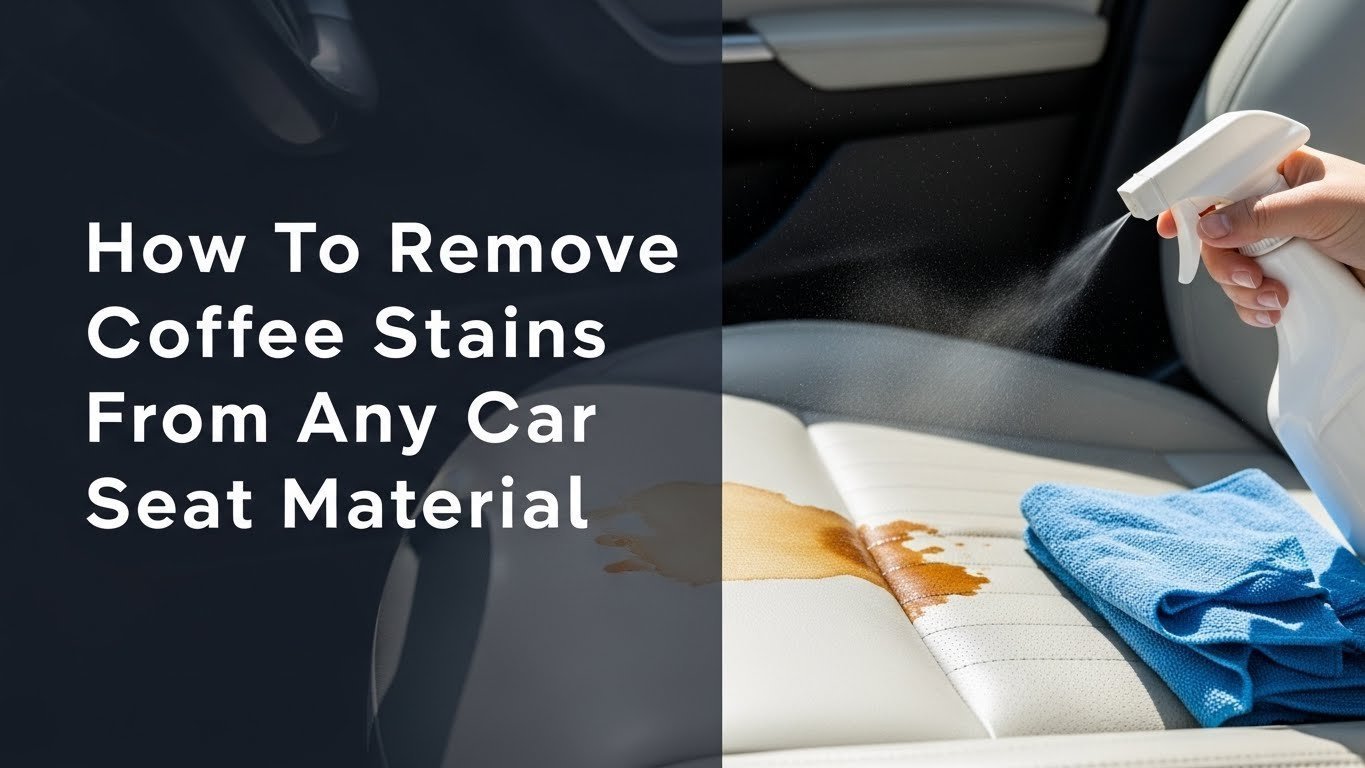 How To Remove Coffee Stains From Any Car Seat Material
