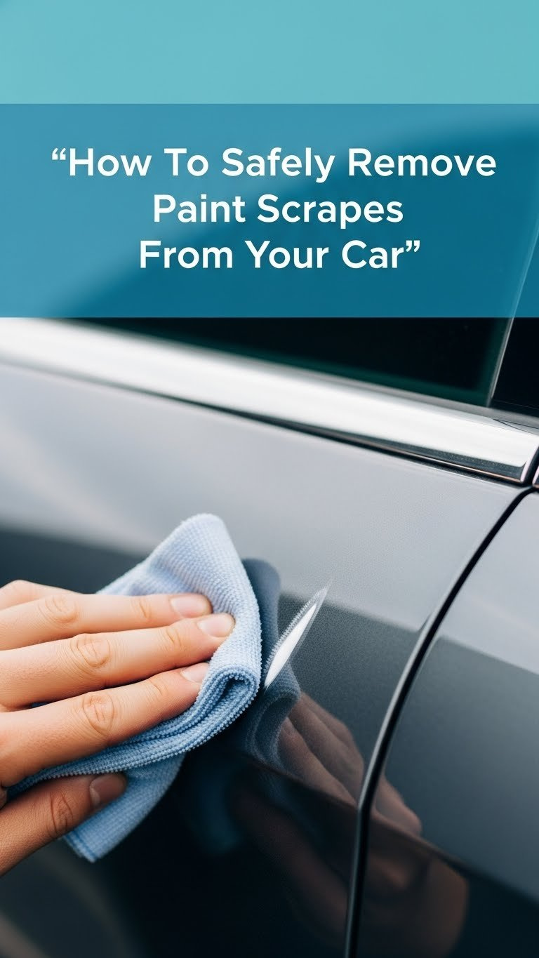 how to remove paint scrape from car