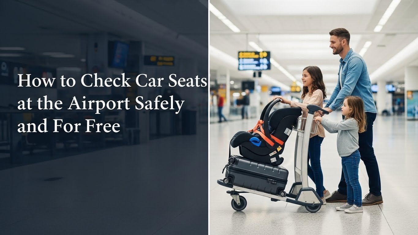 How to Check Car Seats at Airport Safely and For Free