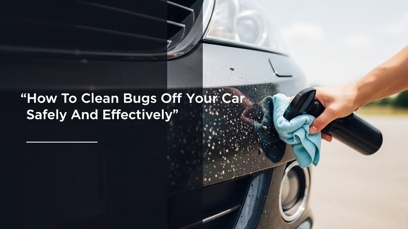 How to Clean Bugs Off Your Car Safely And Effectively
