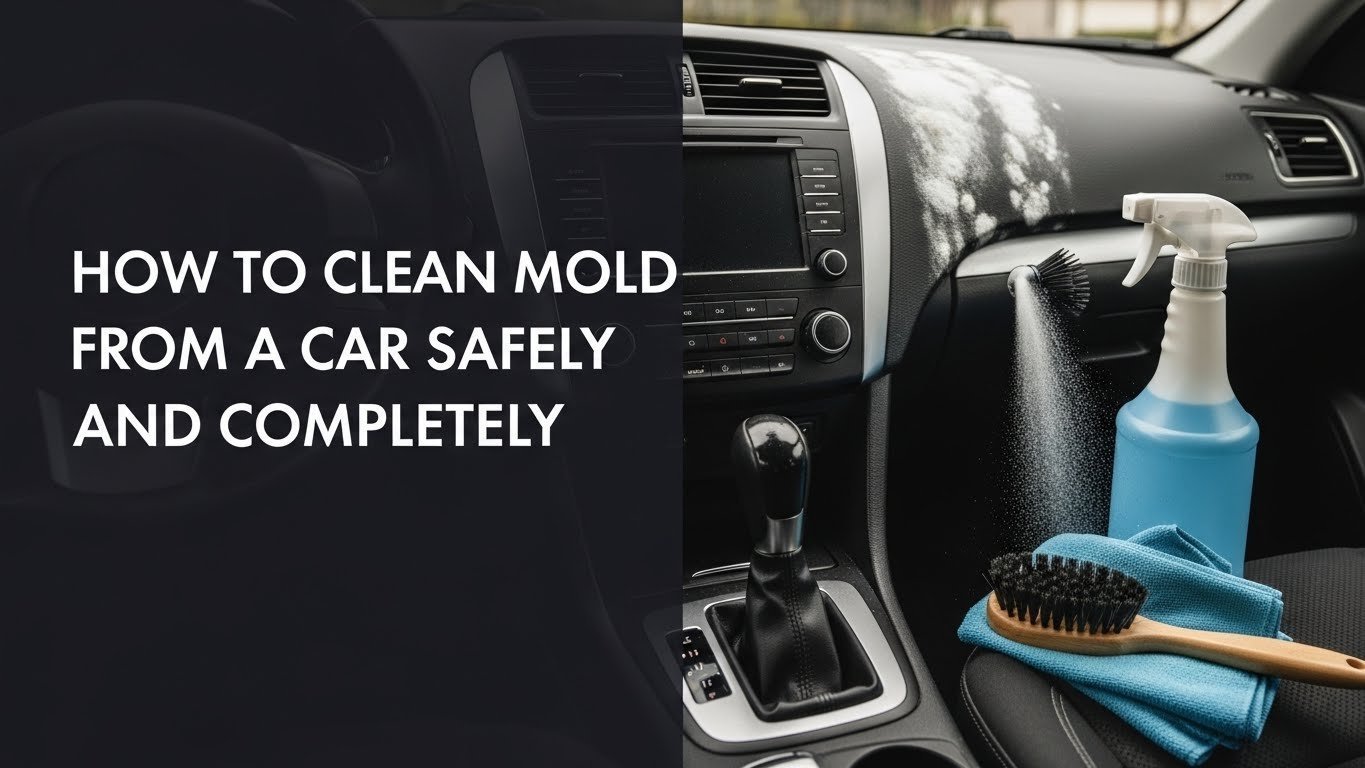 How to Clean Mold From a Car Safely and Completely
