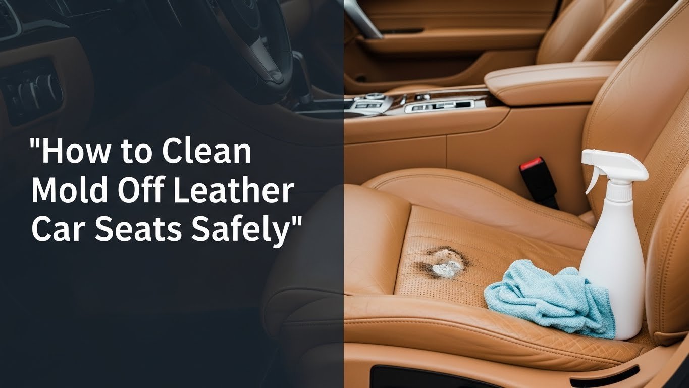 How to Clean Mold Off Leather Car Seats Safely