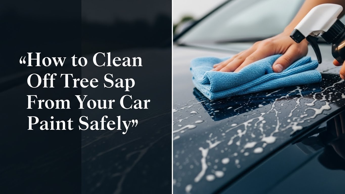 How to Clean Off Tree Sap From Your Car Paint Safely