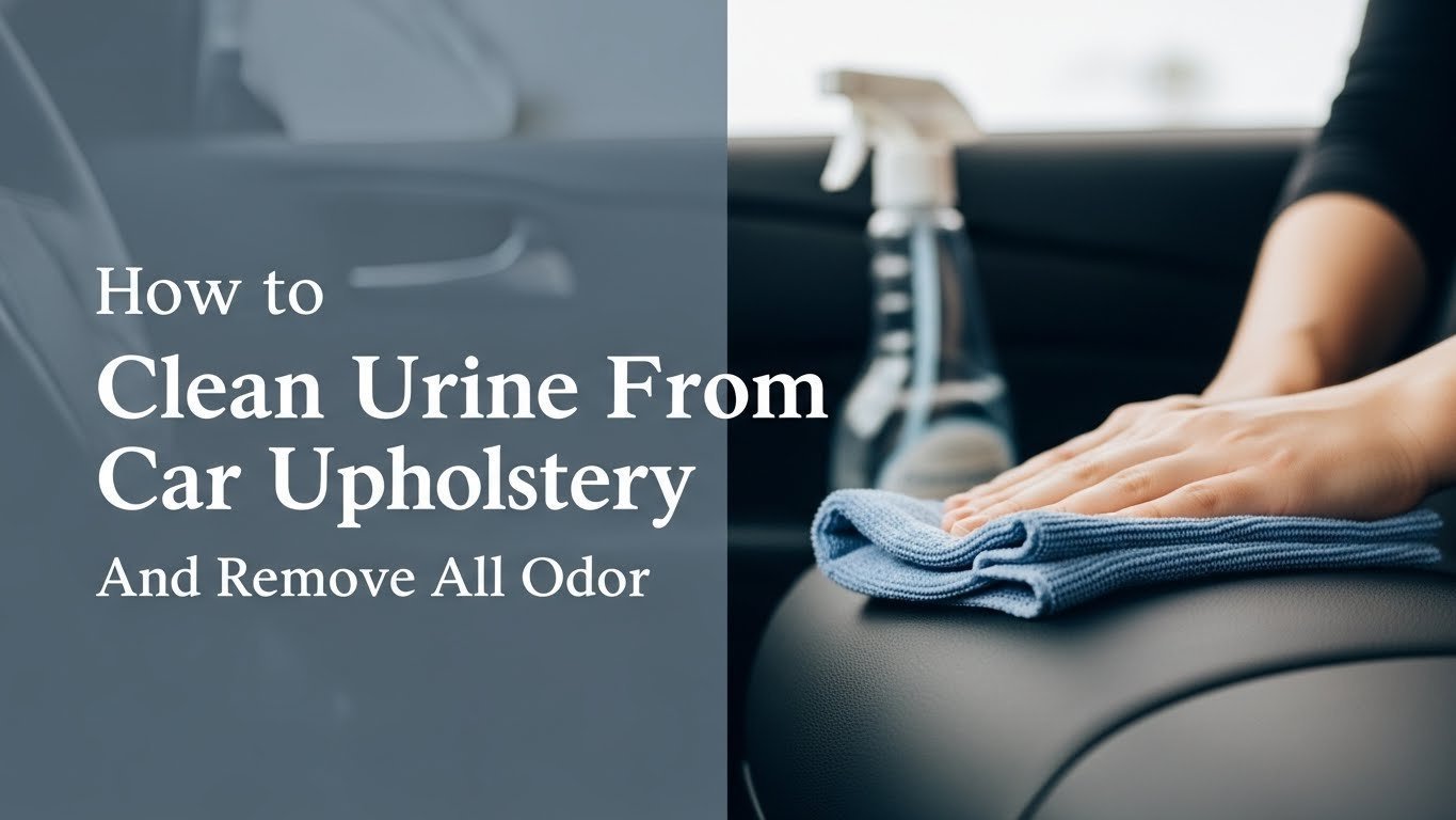 How to Clean Urine From Car Upholstery And Remove All Odor