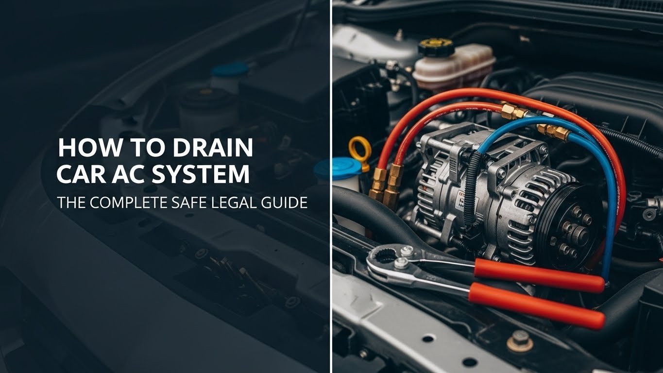 How to Drain Car AC System The Complete Safe Legal Guide