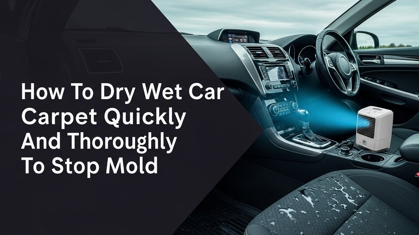 How to Dry Wet Car Carpet Quickly And Thoroughly To Stop Mold