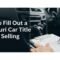 How to Fill Out a Missouri Car Title When Selling
