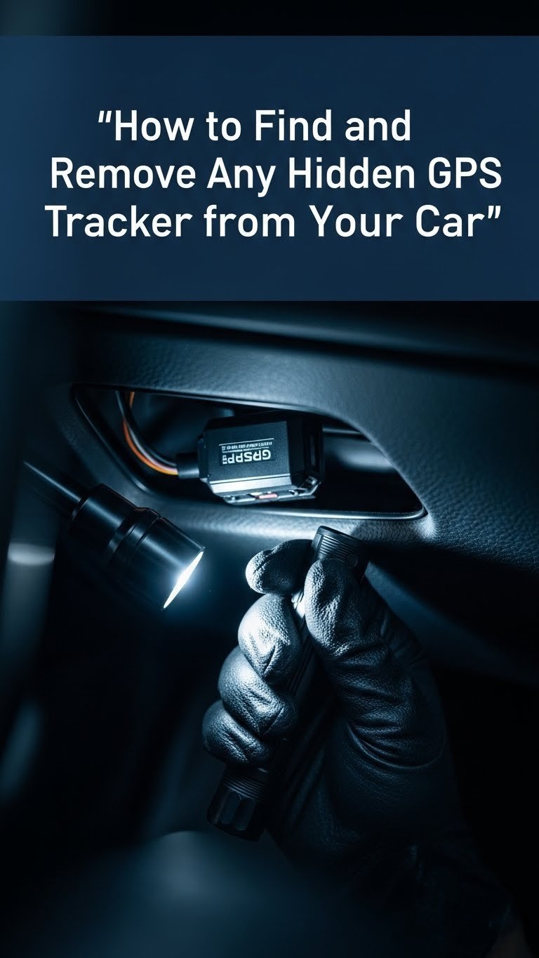 how to remove gps tracker from car