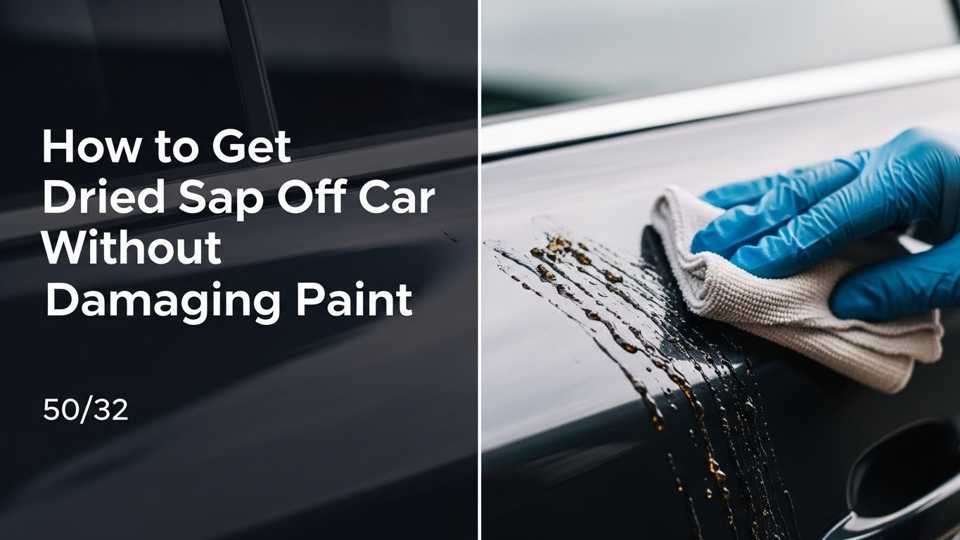 How to Get Dried Sap Off Car Without Damaging Paint