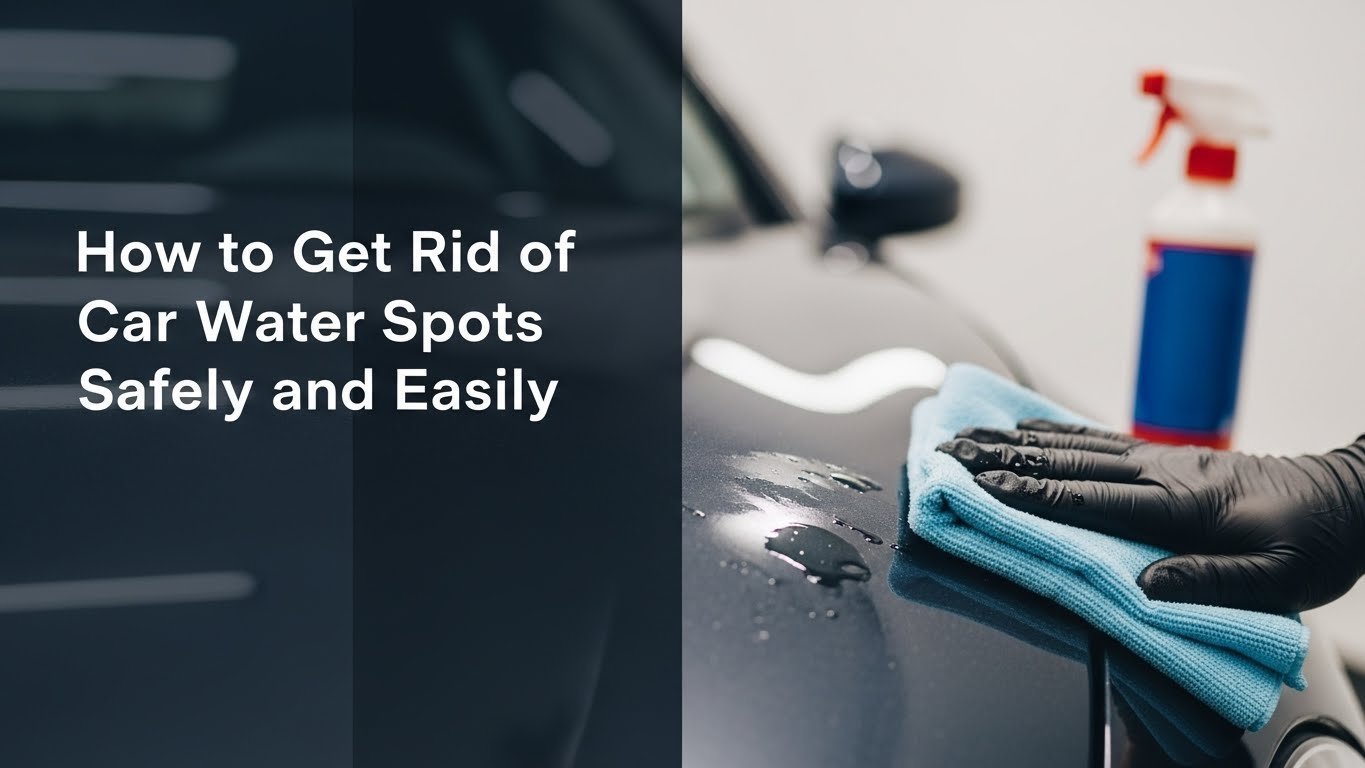 How to Get Rid of Car Water Spots Safely and Easily