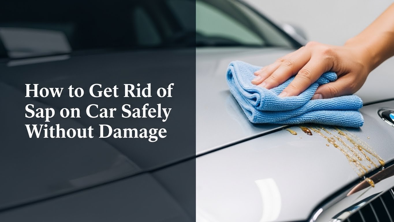 How to Get Rid of Sap on Car Safely Without Damage