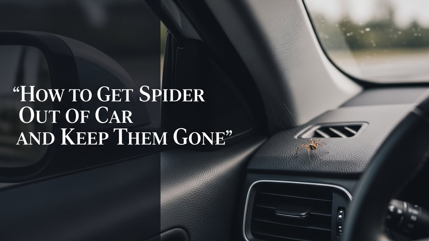 How to Get Spider Out of Car and Keep Them Gone
