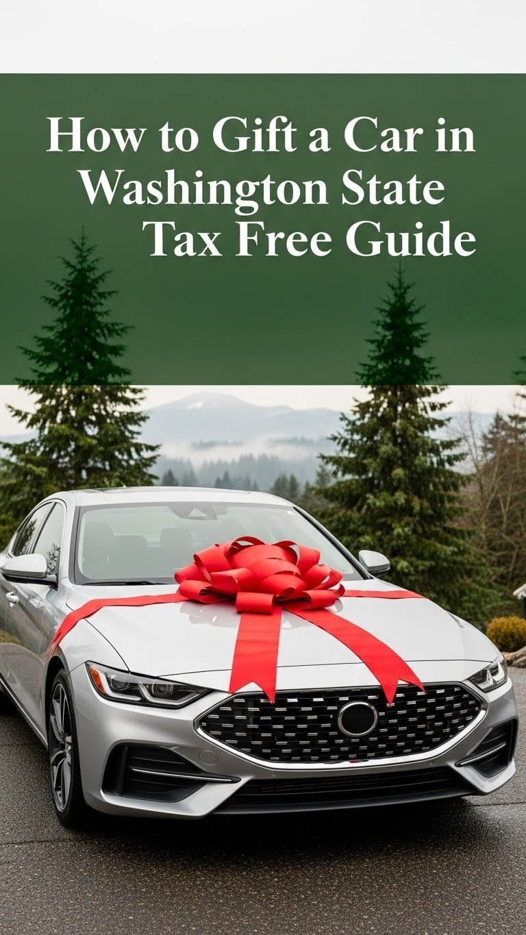 how to gift a car in washington state