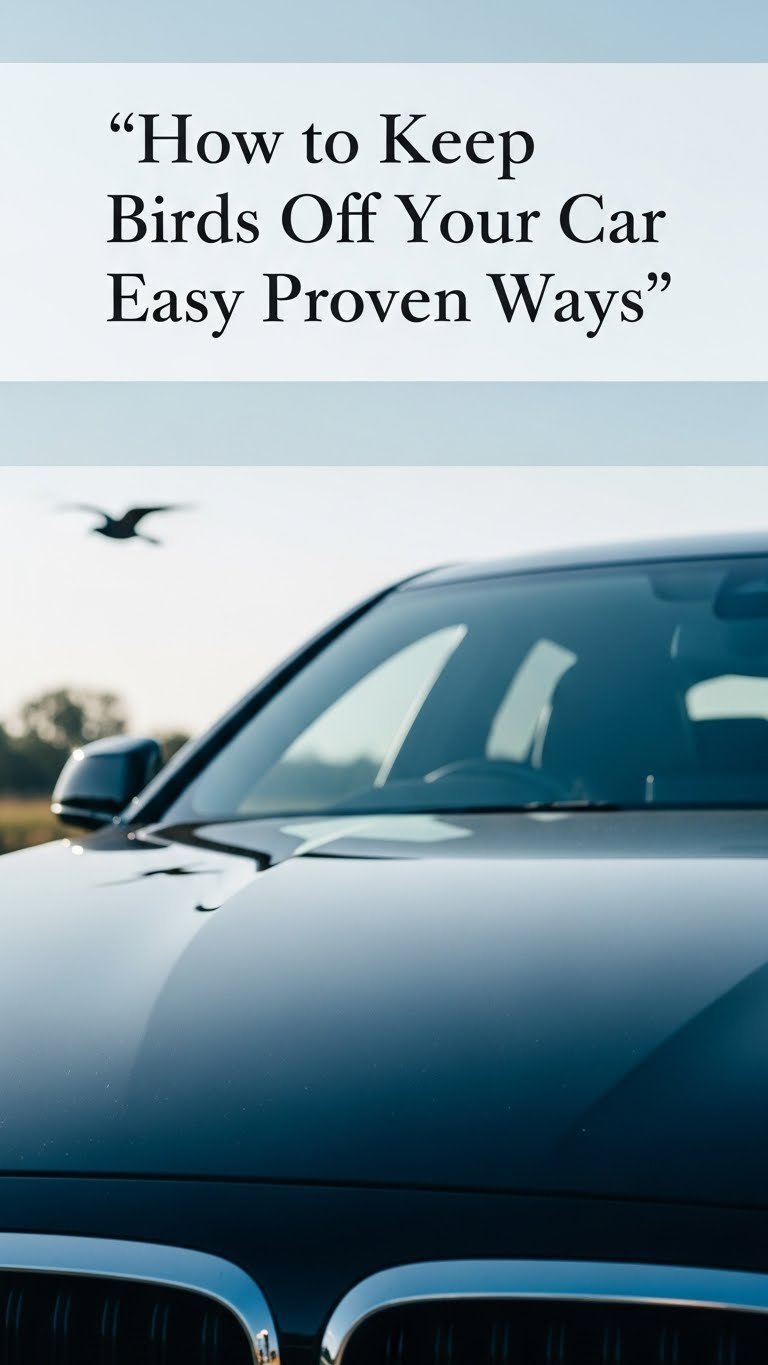 How to Keep Birds Off Your Car Easy Proven Ways 1 how to keep birds off of your car