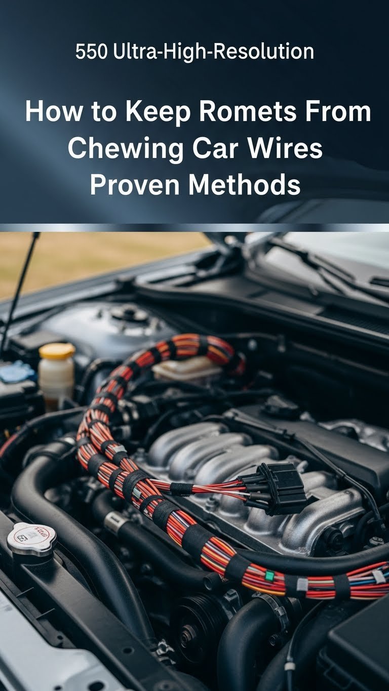 how to keep rodents from chewing car wires