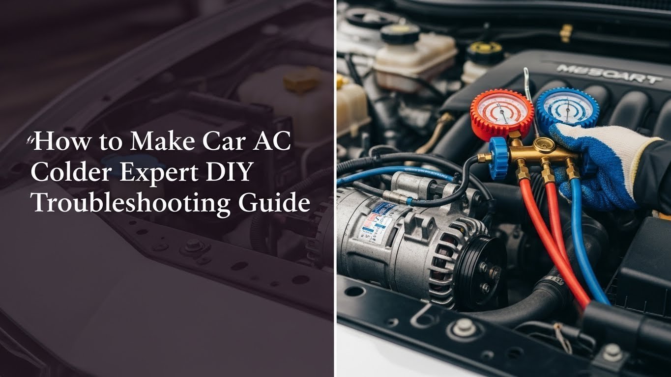 How to Make Car AC Colder Expert DIY Troubleshooting Guide